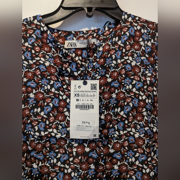 Zara Floral Midi Dress - Picture 1 of 3